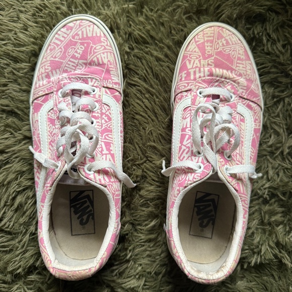 VANS Women's size 9 Pink and white - Picture 6 of 8